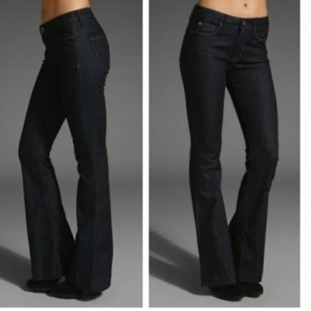 HUDSON MARISA Dark Blue Midrise Flare Trouser Jeans Size 30 NEW